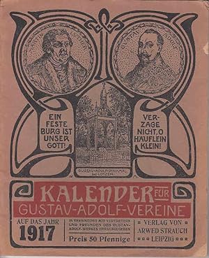 Kalender für Gustav-Adolf-Vereine auf das Jahr 1917.