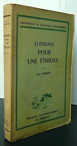 Immagine del venditore per Elments pour une thique venduto da Librairie Thot