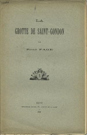 Seller image for La Grotte de Saint-Gondon for sale by Kaaterskill Books, ABAA/ILAB