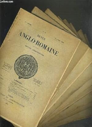 Seller image for REVUE ANGLO-ROMAINE - RECUEIL HEBDOMADAIRE - 10 VOLUMES - DU N21 A 34 / N21 + 22 + 23 + 24 + 27 + 29 + 31 + 32 + 33 + 34. for sale by Le-Livre