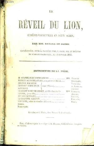Seller image for LE REVEIL DU LION COMEDIE VAUDEVILLE EN DEUX ACTES. for sale by Le-Livre