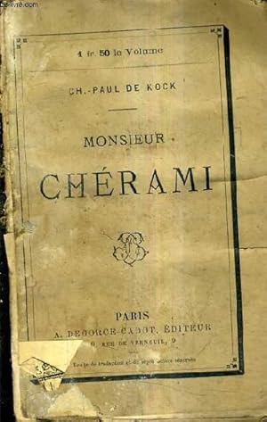Bild des Verkufers fr MONSIEUR CHERAMI. zum Verkauf von Le-Livre