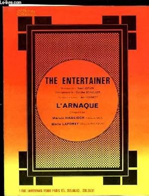 Bild des Verkufers fr THE ENTERTAINER - L'ARNAQUE - POUR PIANO. zum Verkauf von Le-Livre