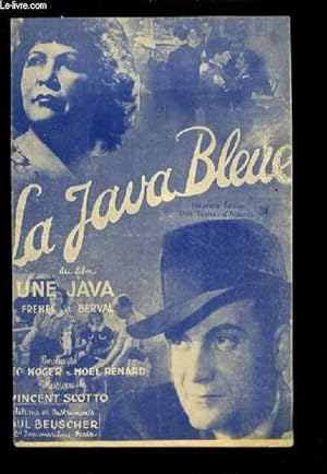 Seller image for LA JAVA BLEUE - DU FILM "UNE JAVA" - POUR CHANT AVEC PAROLES. for sale by Le-Livre