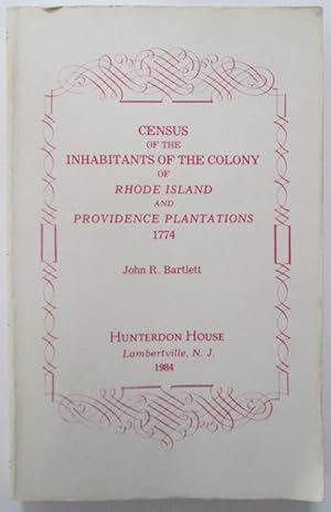 Bild des Verkufers fr Census of the Inhabitants of the Colony of Rhode Island and Providence Plantations 1774 zum Verkauf von Mare Booksellers ABAA, IOBA