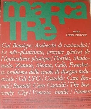 Seller image for MARCATRE. Rivista di cultura contemporanea. Numero doppio 41 - 42 Maggio 1968. for sale by LIBRERIA PAOLO BONGIORNO