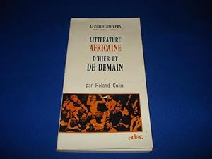 Littérature Africaine d'Hier et de Demain