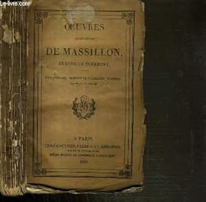 Bild des Verkufers fr OEUVRES COMPLETES DE MASSILLON - EVEQUE DE CLERMONT - PARAPHRASE MORALE DE PLUSIEURS PSAUMES, EN FORME DE PRIERE zum Verkauf von Le-Livre