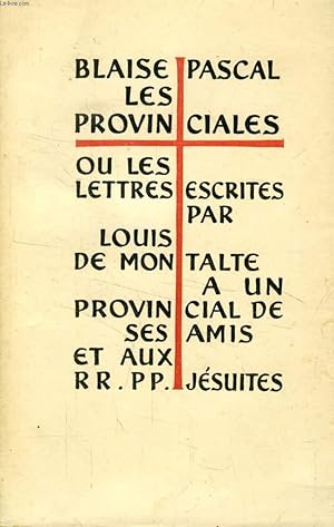 Seller image for LES PROVINCIALES, TOME I for sale by Le-Livre