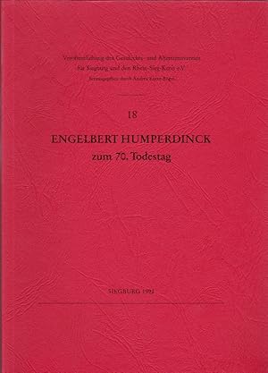 Image du vendeur pour Engelbert Humperdinck zum 70.Todestag. mis en vente par Rheinlandia Verlag