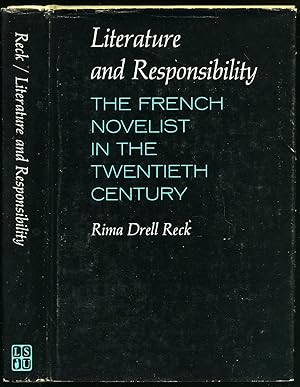 Immagine del venditore per Literature and Responsibility; The French Novelist in the Twentieth Century venduto da Little Stour Books PBFA Member