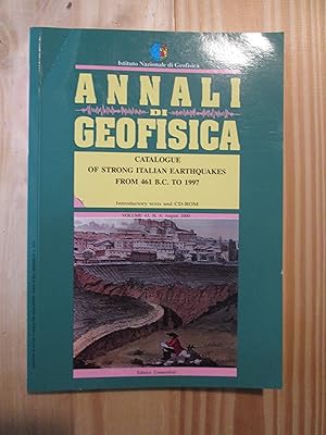 Seller image for Catalogue of Strong Italian Earthquakes from 461 B.C. to 1997 : Introductory Texts and CD-ROM .,. for sale by Expatriate Bookshop of Denmark