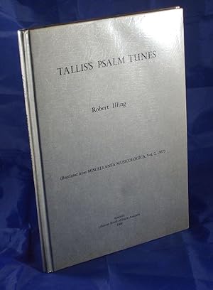 Seller image for Tallis's Psalm Tunes for sale by Austin Sherlaw-Johnson, Secondhand Music