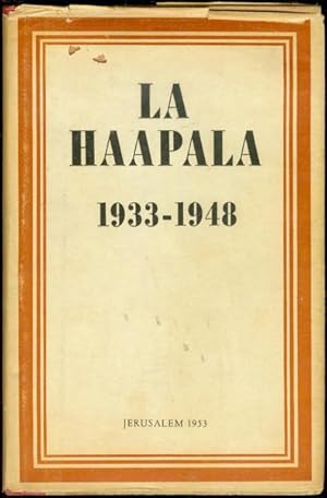 Imagen del vendedor de La Haapala, 1933-1948 a la venta por Bookmarc's