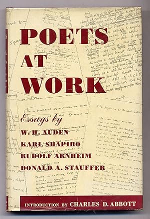 Image du vendeur pour Poets At Work: Essays Based on the Modern Poetry Collection At The Lockwood Memorial Library, University of Buffalo mis en vente par Between the Covers-Rare Books, Inc. ABAA