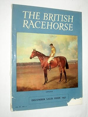 Bild des Verkufers fr The British Racehorse. Vol IV No 5 December Sales Issue 1952 Magazine. zum Verkauf von Tony Hutchinson