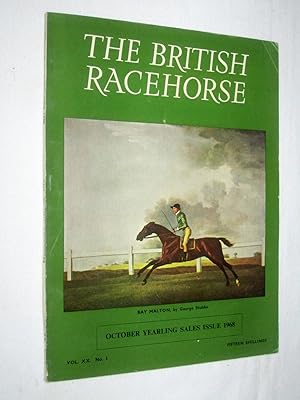 Immagine del venditore per The British Racehorse. Vol XX No 3 October Yearling Sales Issue 1968. Magazine. venduto da Tony Hutchinson