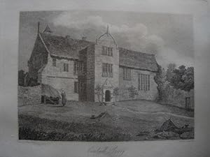 Seller image for Original Antique Engraving Illustrating Combwell Priory in Kent. By Paul Amsinck. Published By E.Lloyd in 1809 for sale by Rostron & Edwards