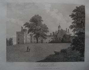Seller image for Original Antique Engraving Illustrating Penshurst Place in Kent. By Paul Amsinck. Published By E.Lloyd in 1809 for sale by Rostron & Edwards