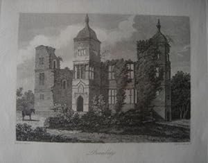Seller image for Original Antique Engraving Illustrating Brambletye (Ruin) in Kent. By Paul Amsinck. Published By E.Lloyd in 1809 for sale by Rostron & Edwards
