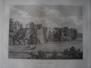 Seller image for Original Antique Engraving Illustrating Bayham Abbey (Ruins) in Kent. By Paul Amsinck. Published By E.Lloyd in 1809 for sale by Rostron & Edwards