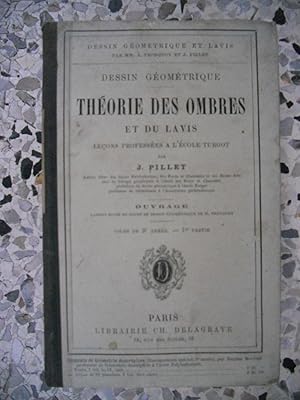 Image du vendeur pour Dessin geometrique - Theorie des ombres et du lavis - Cours de 3 annee - 1 partie mis en vente par Frederic Delbos