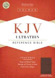 Bild des Verkufers fr KJV Ultrathin Reference Bible, Chocolate LeatherTouch Indexed zum Verkauf von ChristianBookbag / Beans Books, Inc.