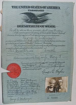 The United States of America Original Passport (SIGNED)