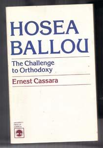 Hosea Ballou, the Challenge to Orthodoxy