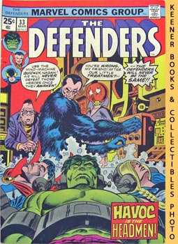 Immagine del venditore per The Defenders: Webbed Hands, Warm Heart! - Vol. 1 No. 33, March 1976 venduto da Keener Books (Member IOBA)