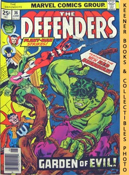 Immagine del venditore per The Defenders: A Garden Of Earthly Demise! - Vol. 1 No. 36, June 1976 venduto da Keener Books (Member IOBA)