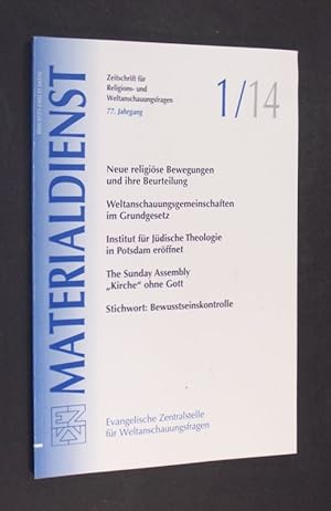 Seller image for Zeitschrift fr Religions- und Weltanschauungsfragen. 77. Jahrgang. 1/14. for sale by Antiquariat Kretzer