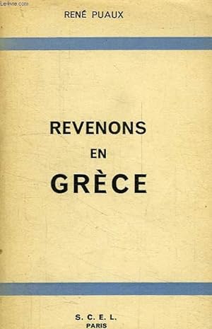 Bild des Verkufers fr REVENONS EN GRECE zum Verkauf von Le-Livre