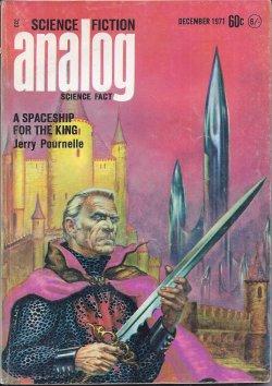 Immagine del venditore per ANALOG Science Fiction/ Science Fact: December, Dec. 1971 ("A Spaceship for the King") venduto da Books from the Crypt