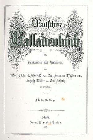 Bild des Verkufers fr Deutsches Balladenbuch. zum Verkauf von Franziska Bierl Antiquariat