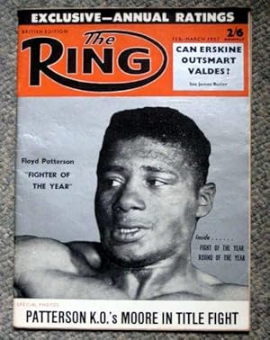 Image du vendeur pour The Ring. British Edition. Feb - March 1957. Floyd Patterson - Fighter of the Year. Monthly Boxing Magazine. mis en vente par Tony Hutchinson
