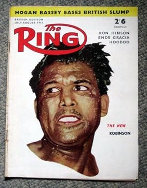 Image du vendeur pour The Ring. British Edition. July - August 1957. Sugar Ray Robinson - Fighter of the Year. Monthly Boxing Magazine. mis en vente par Tony Hutchinson