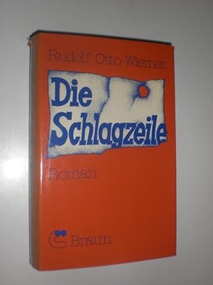 Bild des Verkufers fr Die Schlagzeile. "Mutter bedankte sich, Polizist hatte ihren Sohn erschossen" Roman. zum Verkauf von Stefan Kpper