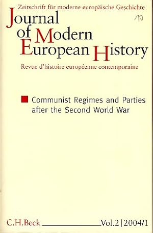 Seller image for Zeitschrift fr moderne europische Geschichte. Journal of Modern european History. Revue d'histoire europenne contemporaine. Communist Regimes an Parties after the Second World War. Vol. 2 / 2004/1. for sale by Fundus-Online GbR Borkert Schwarz Zerfa