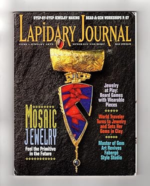 Lapidary Journal - May, 1995. Board Game Jewelry; Faberge Style Studio; Gemstones in Pottery; Gem...