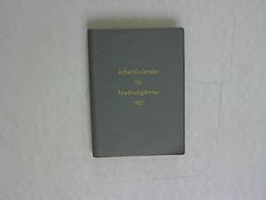 Seller image for Arbeitskalender fr Friedhofsgrtner 1961. (Zeitschrift) for sale by Antiquariat Bookfarm