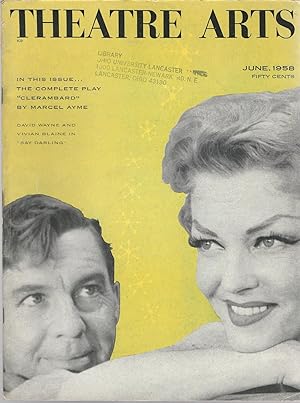 Seller image for Theatre Arts Magazine; Volume XLII, No. 6: June, 1958 for sale by Dorley House Books, Inc.