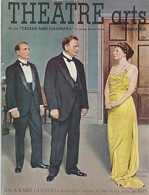 Immagine del venditore per Theatre Arts Magazine; Volume XXXIV, No. 9: September, 1950 venduto da Dorley House Books, Inc.