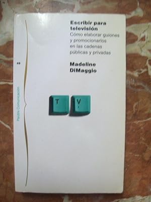 Image du vendeur pour ESCRIBIR PARA TELEVISIN. CMO ELABORAR GUIONES Y PROMOCIONARLOS EN LAS CADENAS PBLICAS Y PRIVADAS mis en vente par Itziar Arranz Libros & Dribaslibros