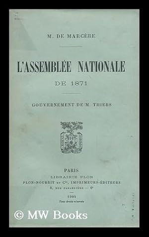 Immagine del venditore per L'Assemblee Nationale De 1871 venduto da MW Books Ltd.