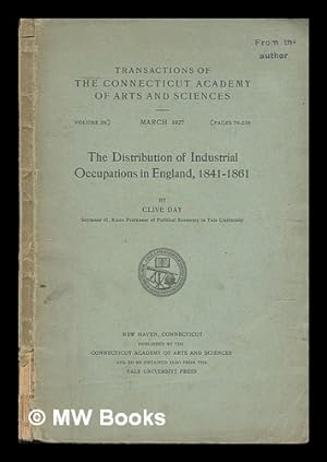 Seller image for The Distribution of Industrial Occupations in England, 1841-1861 for sale by MW Books