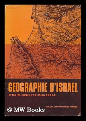 Imagen del vendedor de Geographie D'Israel a la venta por MW Books