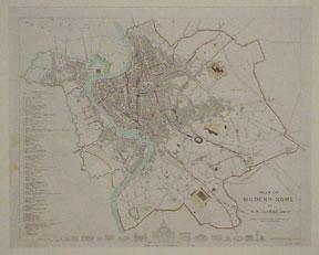 Plan of Modern Rome Map.