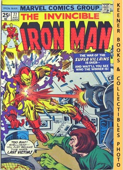 Imagen del vendedor de The Invincible Iron Man: I Cry: Revenge! - Vol. 1 No. 77, August 1975 a la venta por Keener Books (Member IOBA)