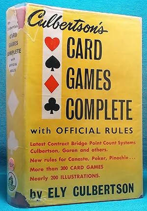 Culbertson's Card Games Complete with Official Rules